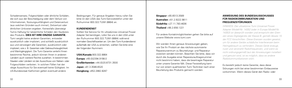 Tumi Network Card User Manual | Page 17 / 23