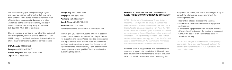 Tumi Network Card User Manual | Page 6 / 23
