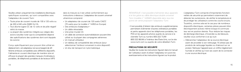 Tumi Network Card User Manual | Page 8 / 23