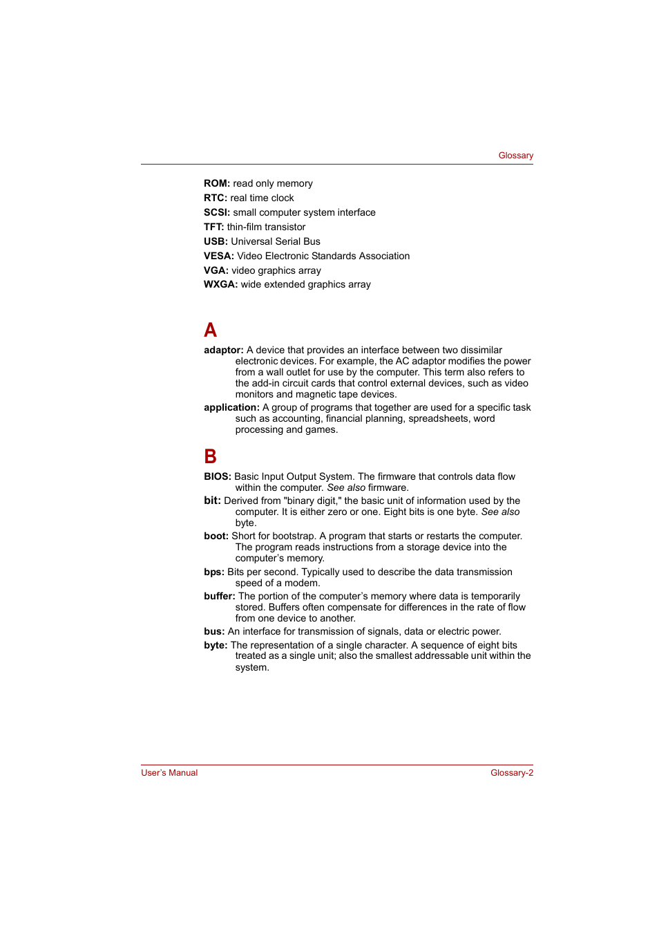 Toshiba A200 User Manual | Page 148 / 154