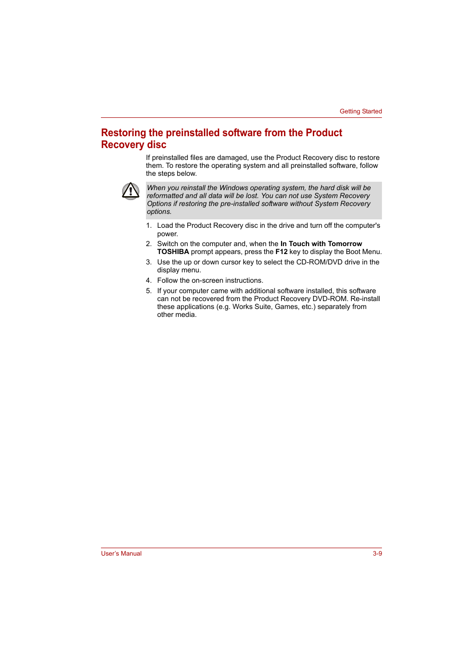 Toshiba A200 User Manual | Page 48 / 154