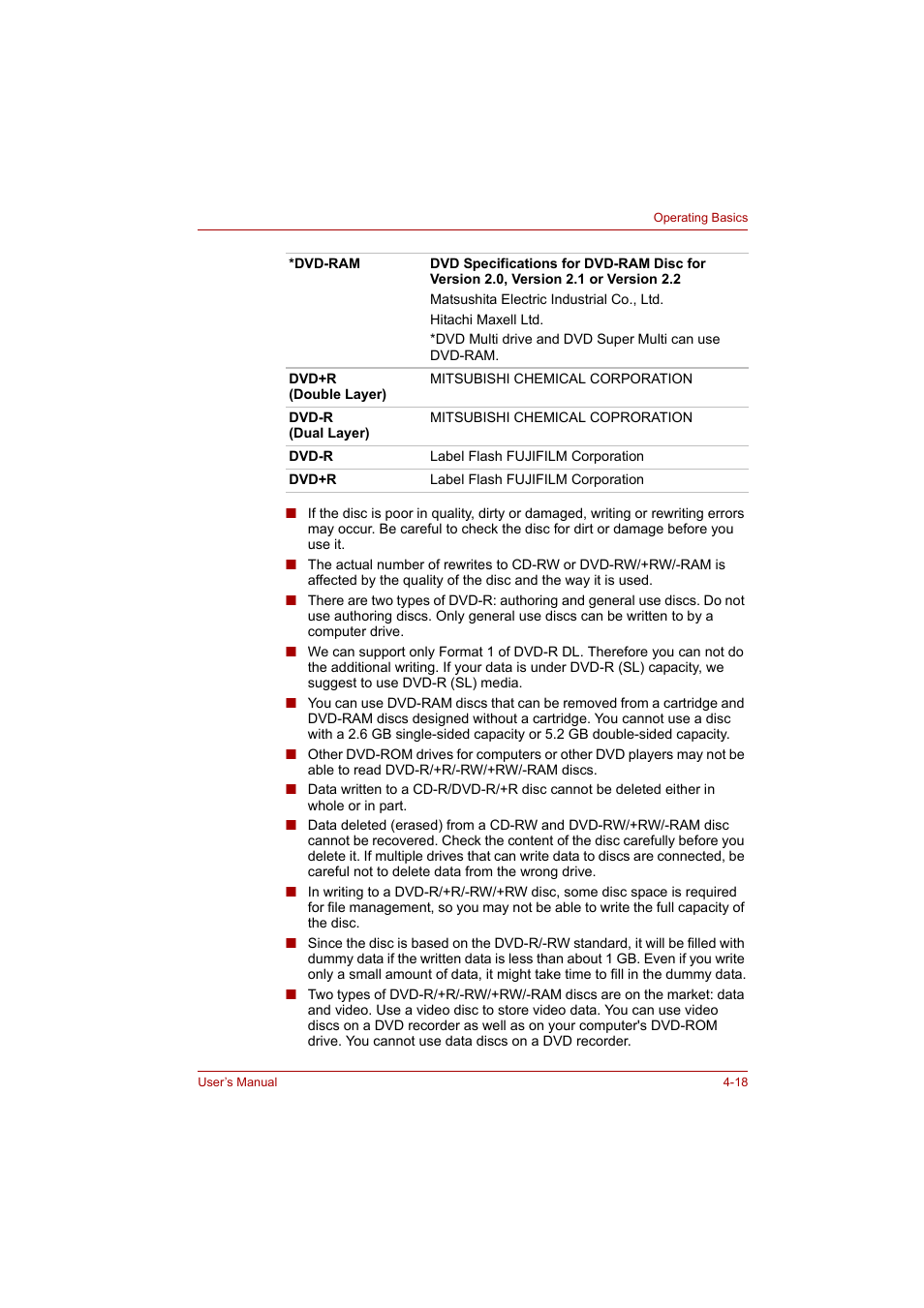 Toshiba A200 User Manual | Page 66 / 154