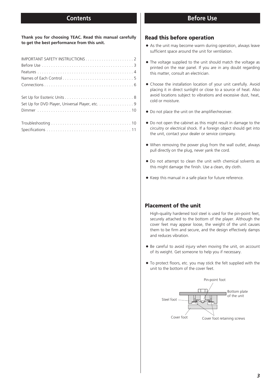 Teac G-0s User Manual | Page 3 / 12