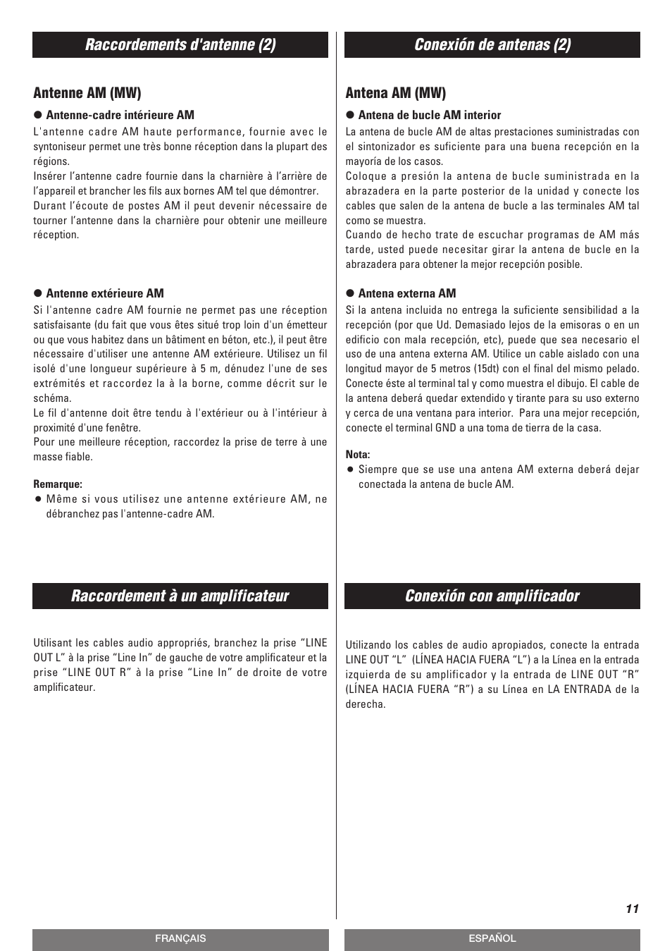 Teac T-R670AM User Manual | Page 11 / 32