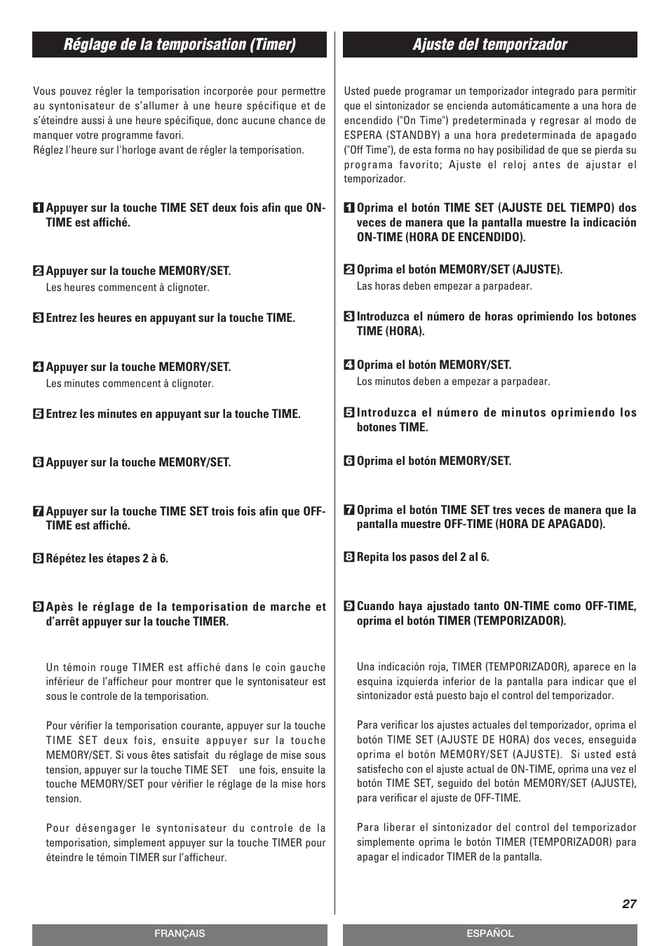 Teac T-R670AM User Manual | Page 27 / 32