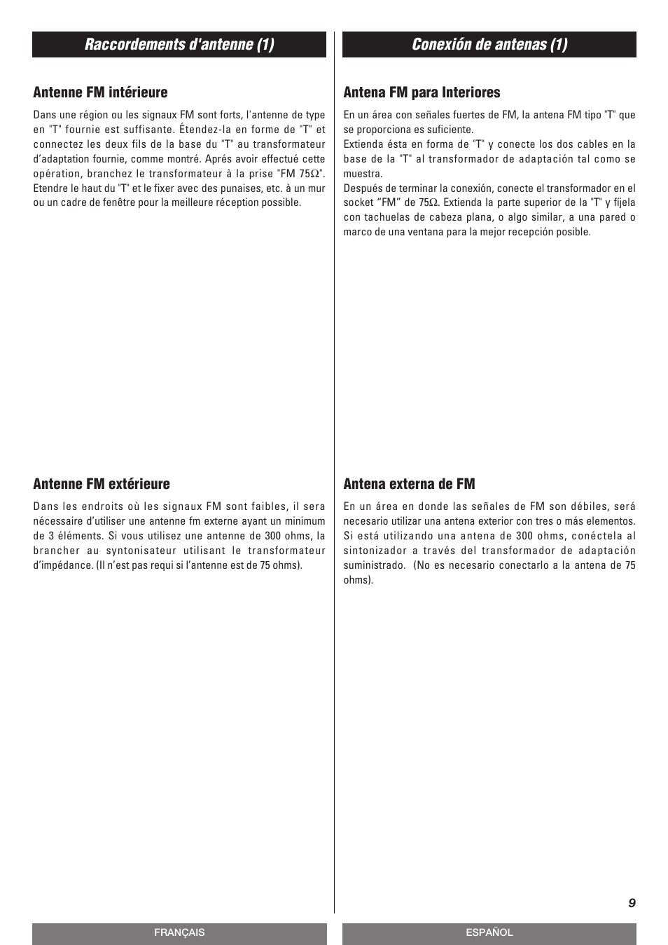 Teac T-R670AM User Manual | Page 9 / 32