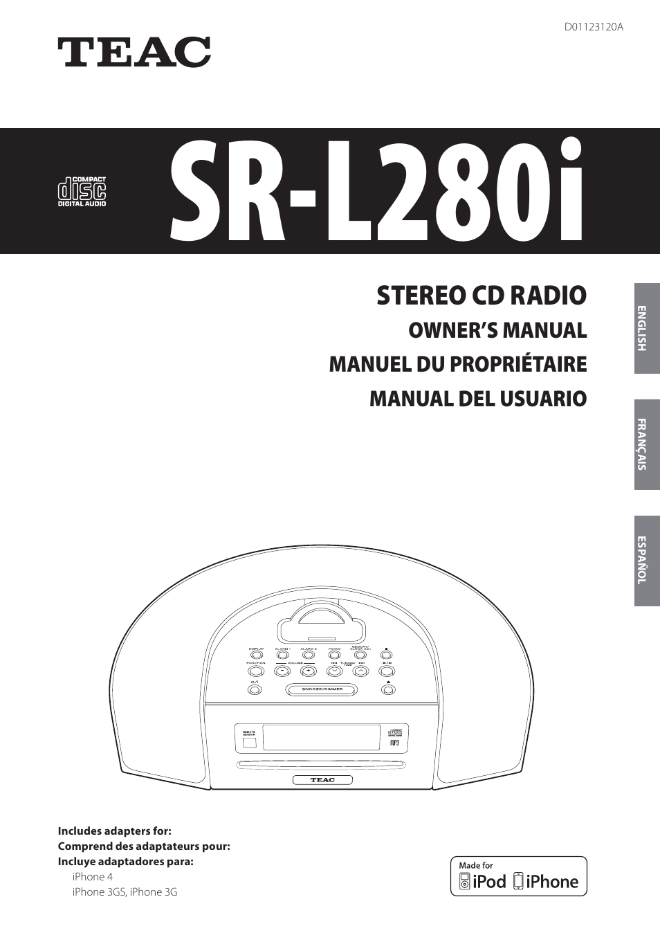 Teac SR-L280i User Manual | 100 pages