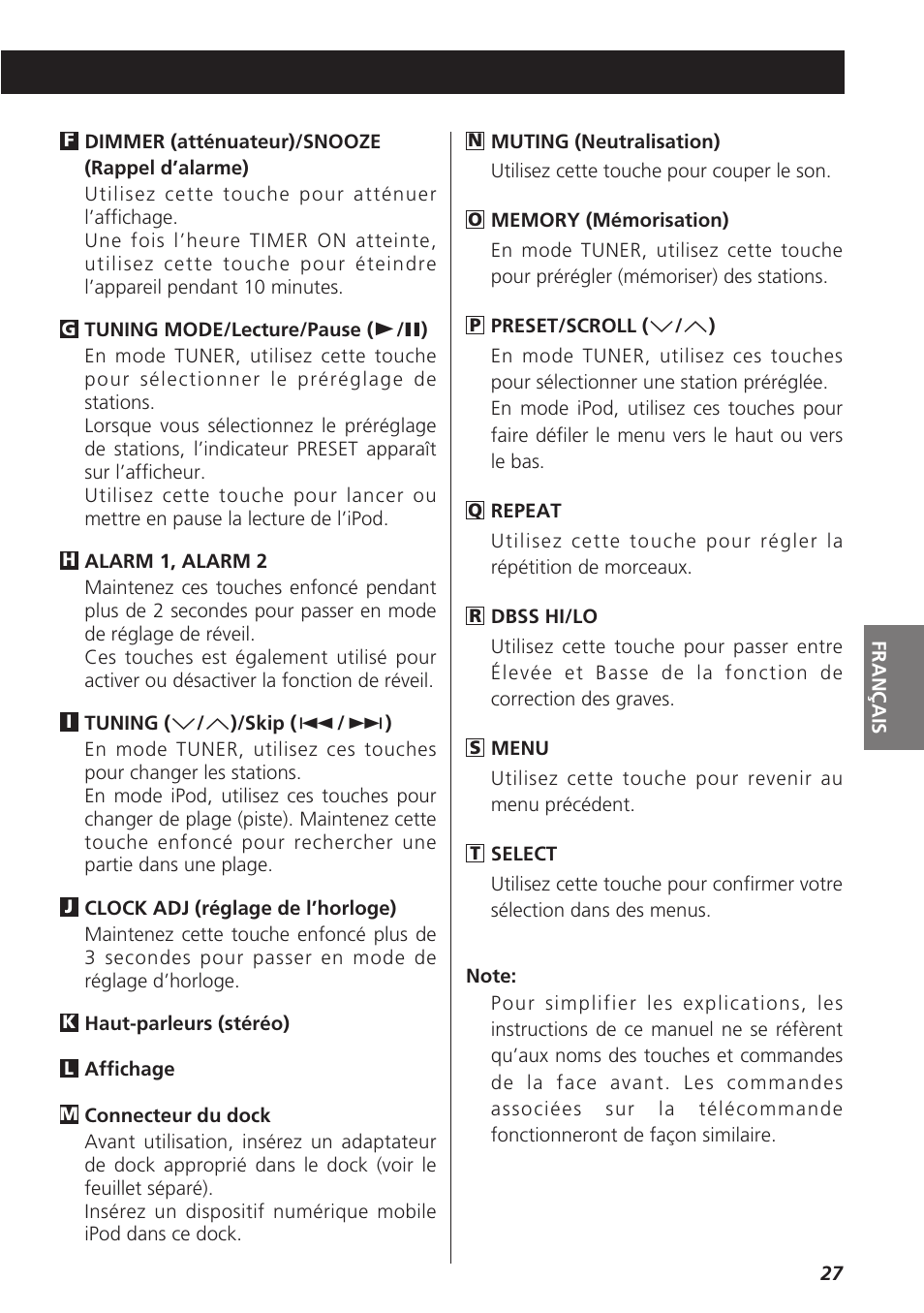 Teac SR-LX5i User Manual | Page 27 / 64