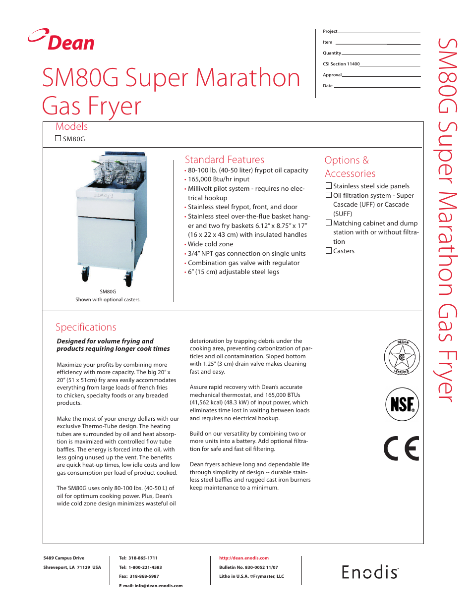 Teac SM80G User Manual | 2 pages