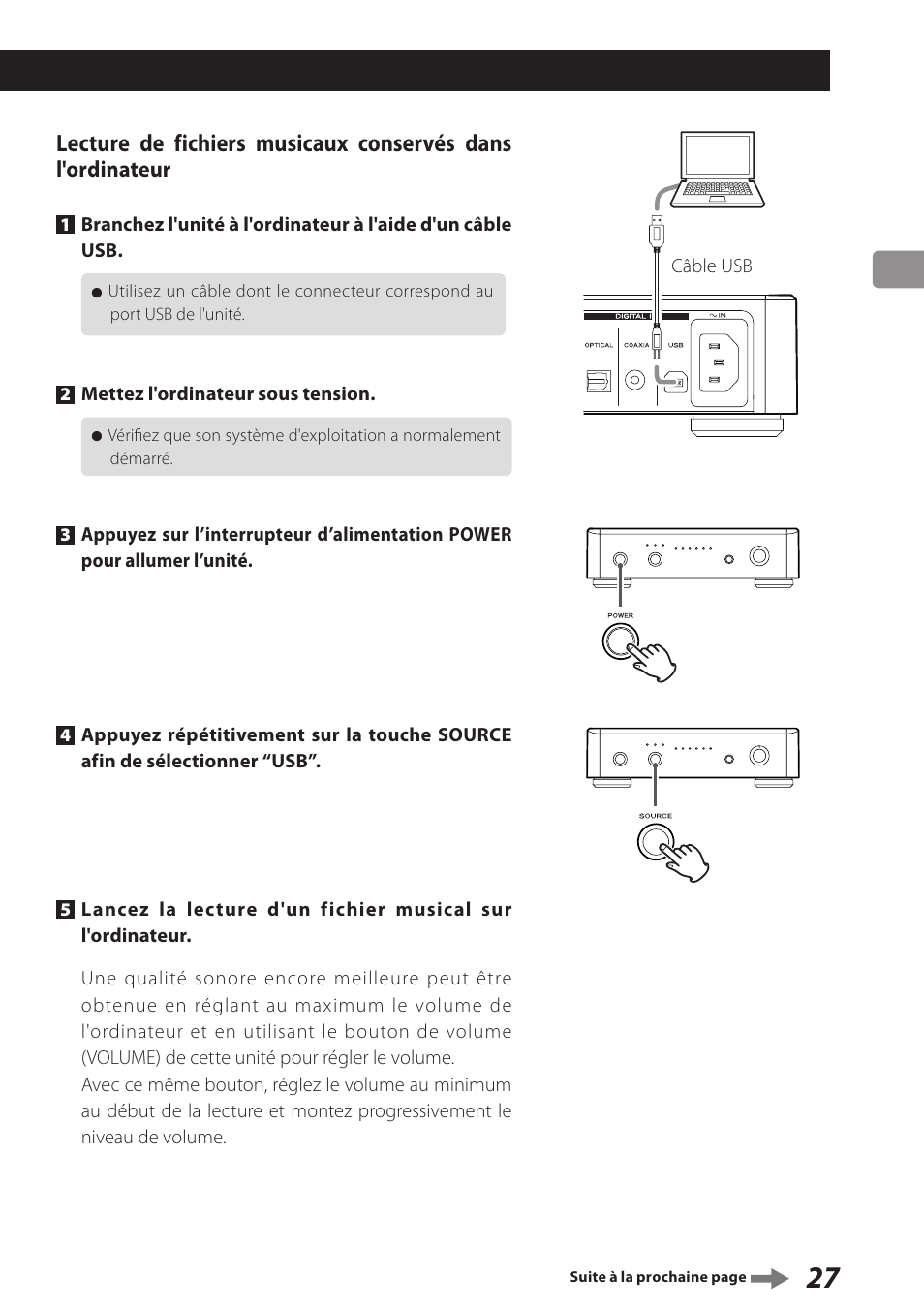 Teac USB DAC Integrated Amplifier A-H01 User Manual | Page 27 / 48