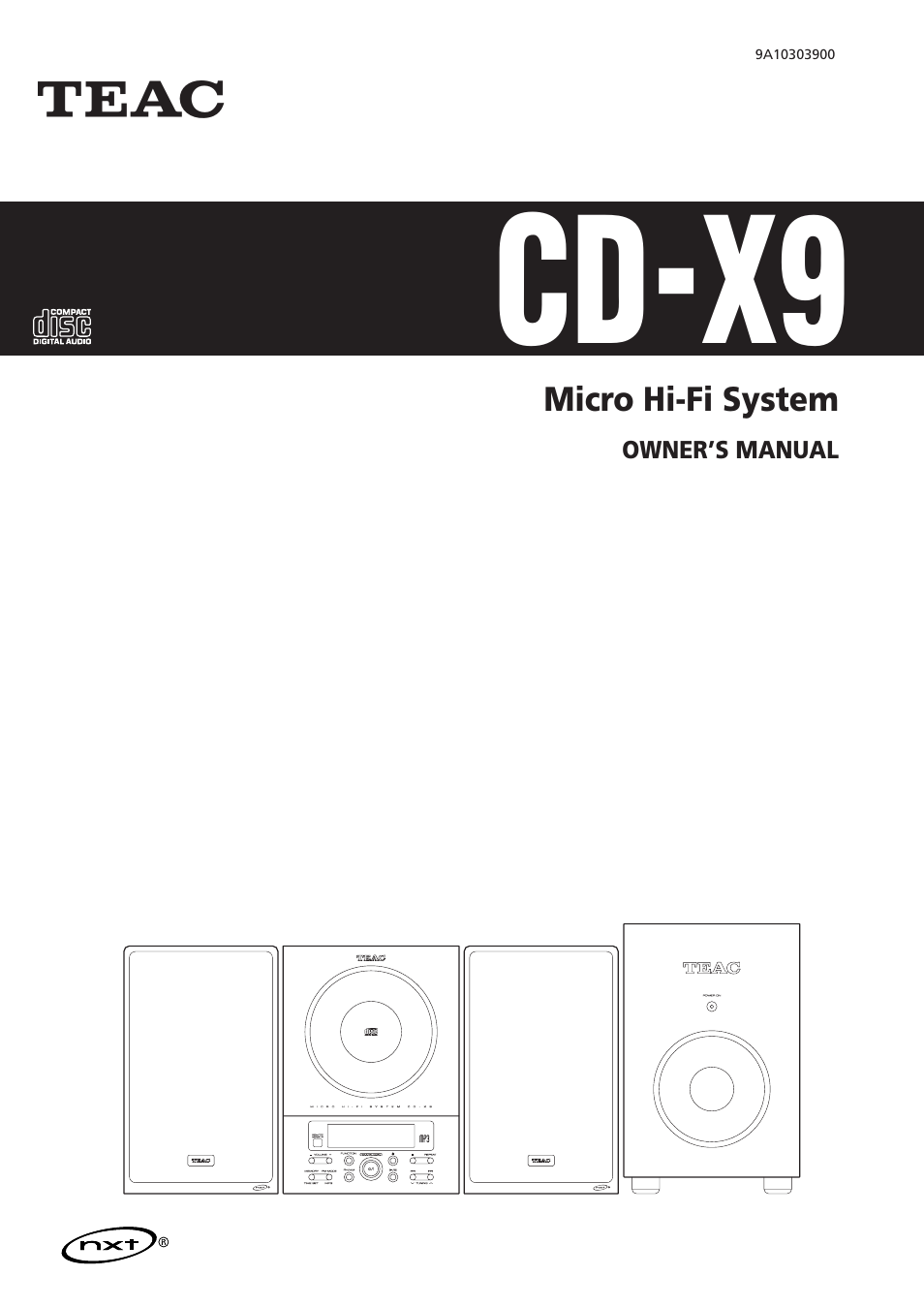 Teac CD-X9 User Manual | 24 pages