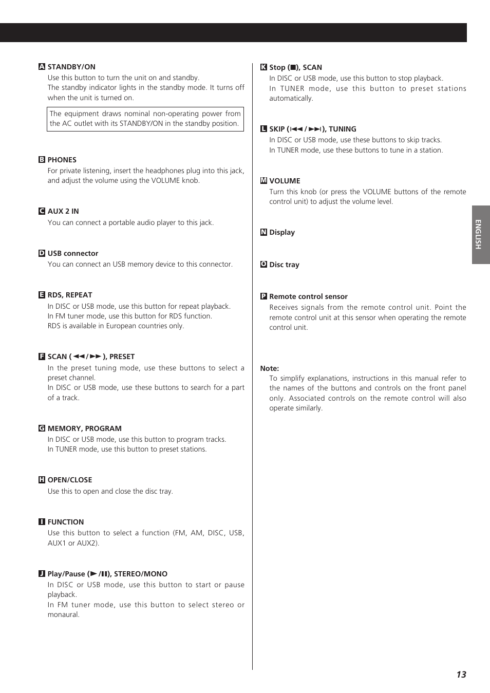 Teac DR-H300 User Manual | Page 13 / 136