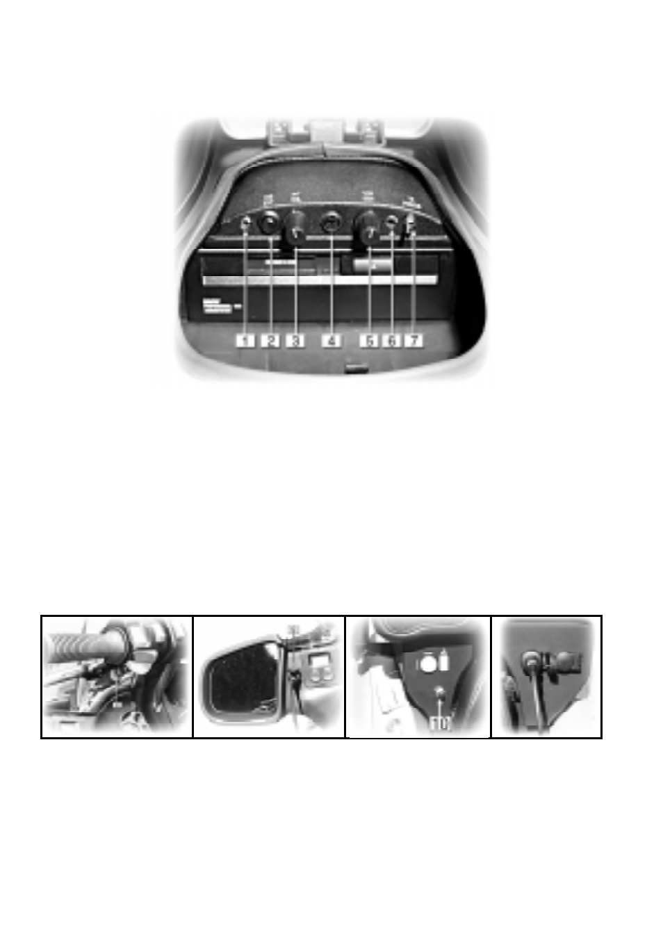 Motorcycle connections / controls, Controls | Teac K1200 User Manual | Page 7 / 31