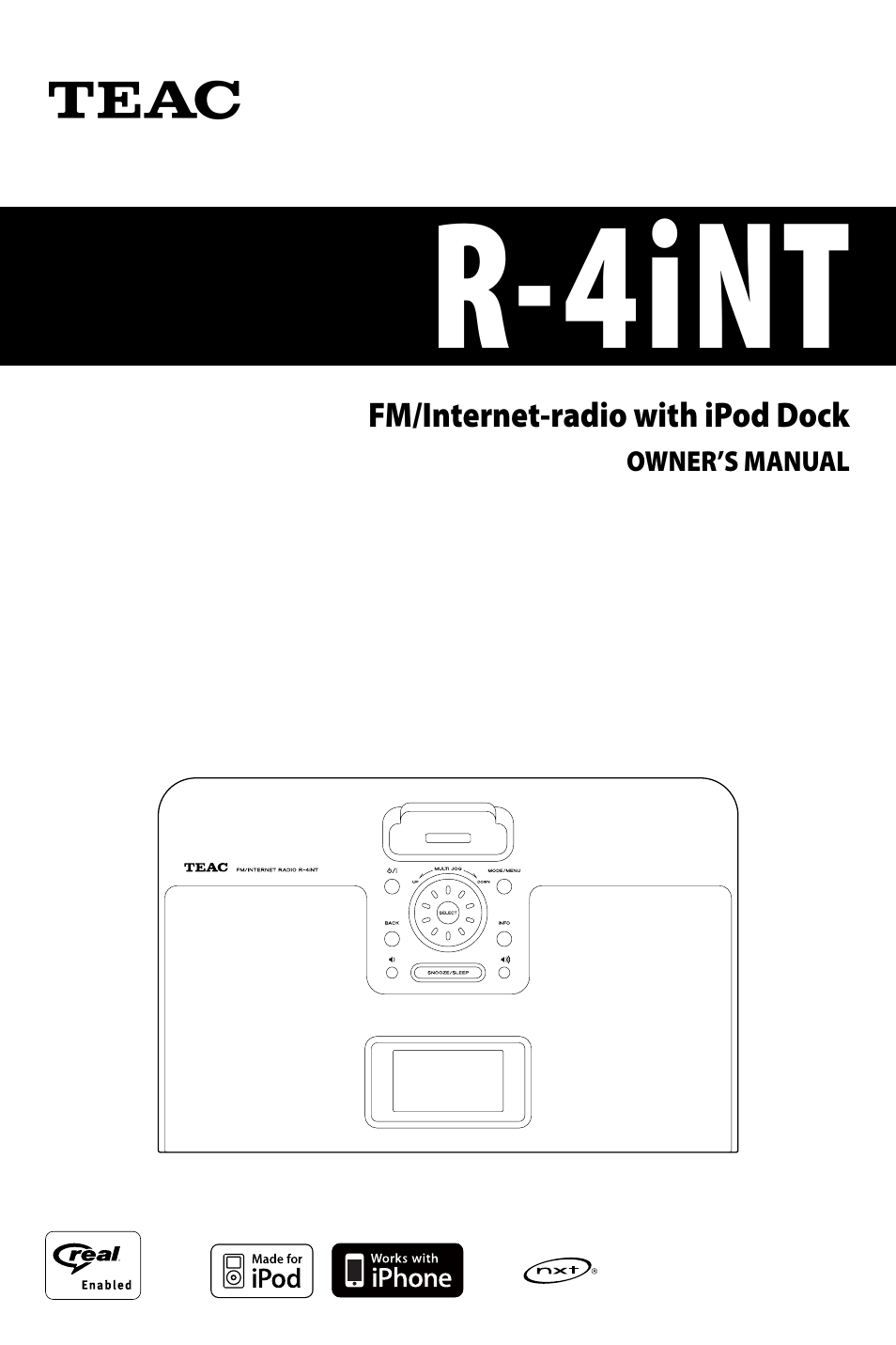 Teac R4-INT User Manual | 36 pages