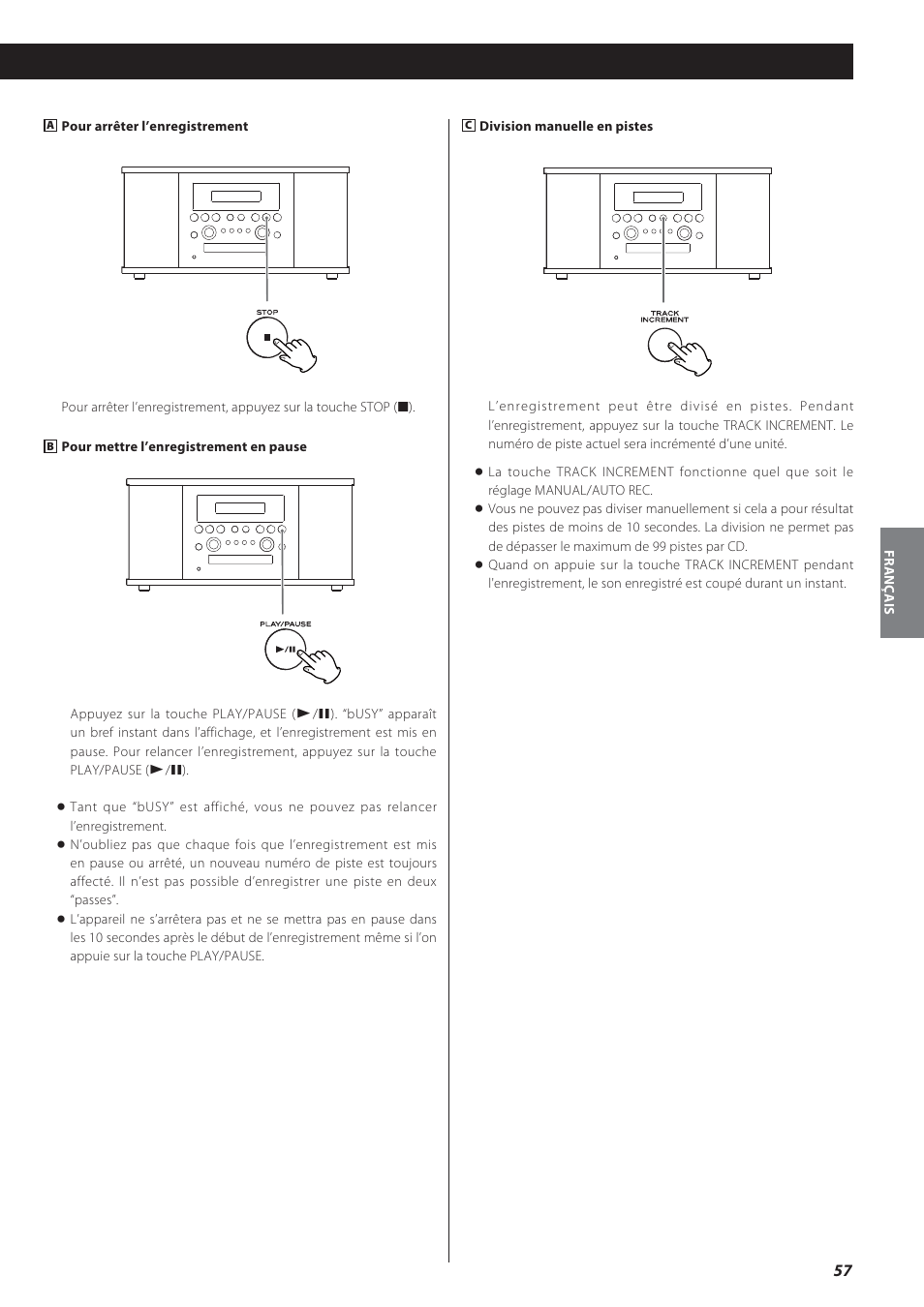 Teac GF-550 User Manual | Page 57 / 96