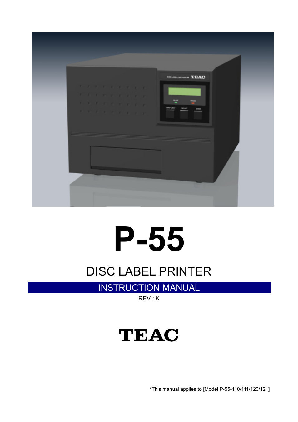 MF Digital Teaс P-55 User Manual | 58 pages