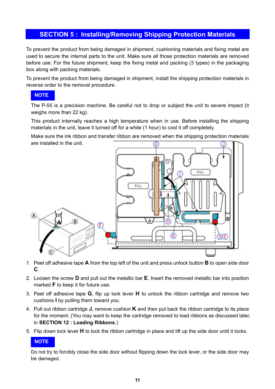 MF Digital Teaс P-55 User Manual | Page 11 / 58