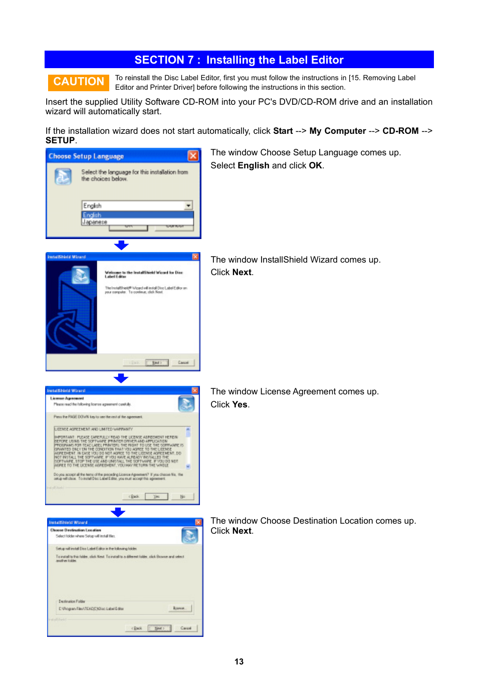 Caution | MF Digital Teaс P-55 User Manual | Page 13 / 58