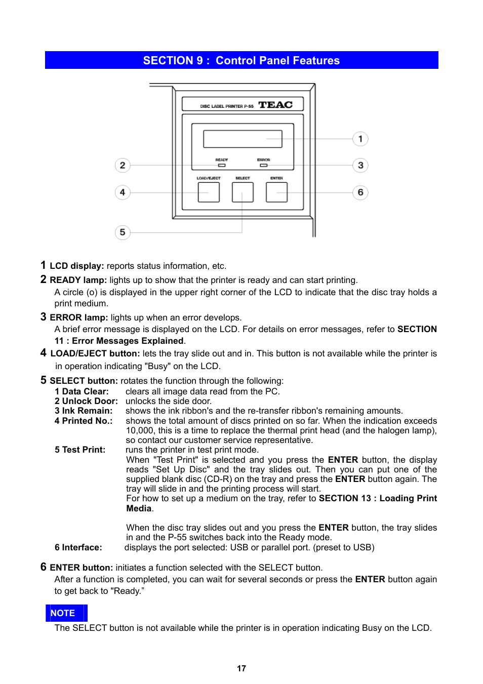 MF Digital Teaс P-55 User Manual | Page 17 / 58