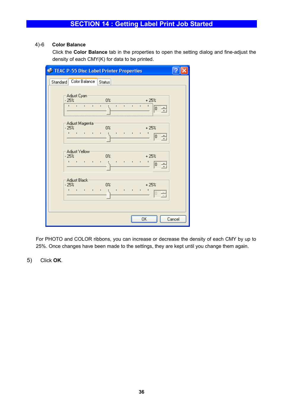 MF Digital Teaс P-55 User Manual | Page 36 / 58