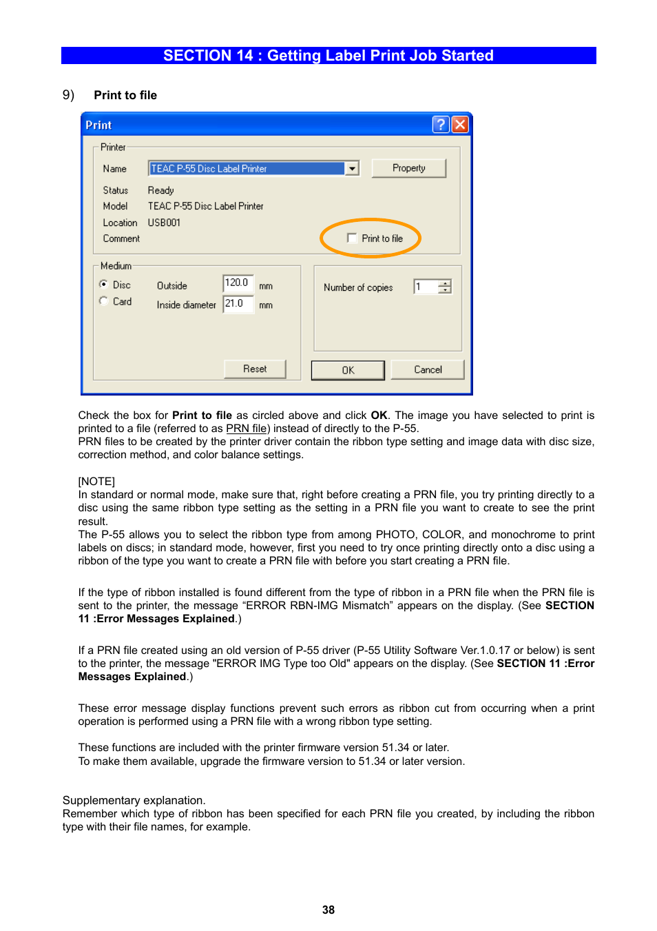 MF Digital Teaс P-55 User Manual | Page 38 / 58