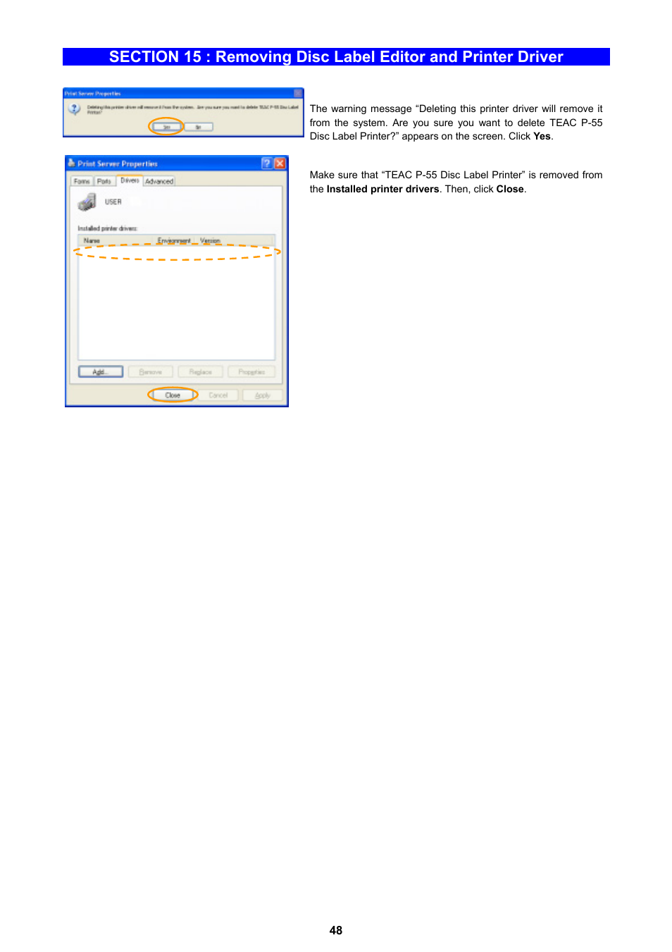MF Digital Teaс P-55 User Manual | Page 48 / 58