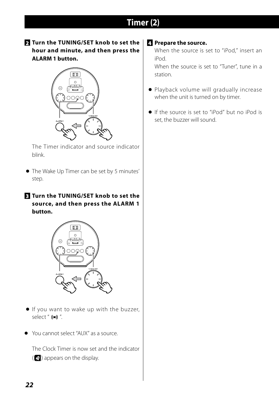 Timer (2) | Teac SR-L70i User Manual | Page 22 / 72