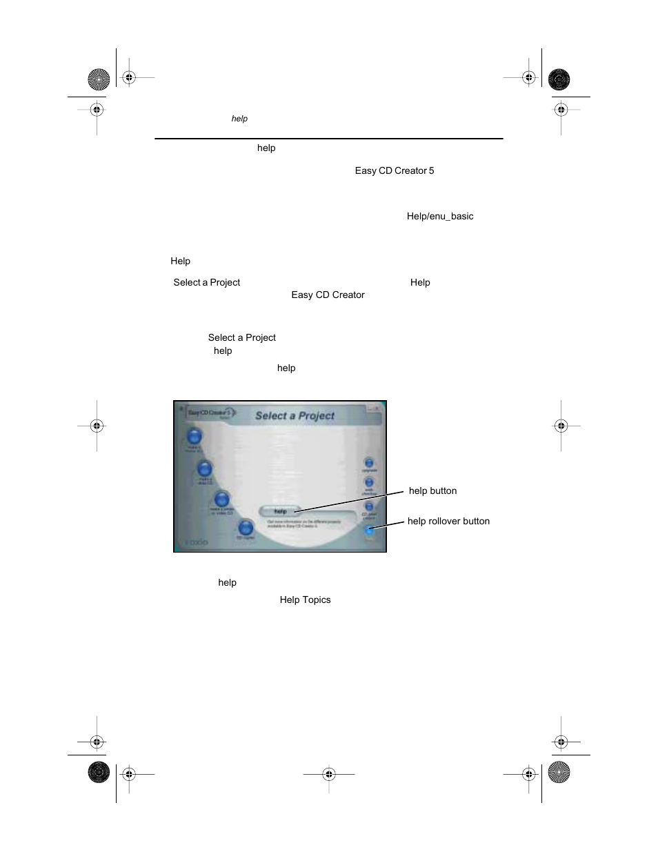 About the help files (help button), About the help files | Teac E24E User Manual | Page 50 / 74