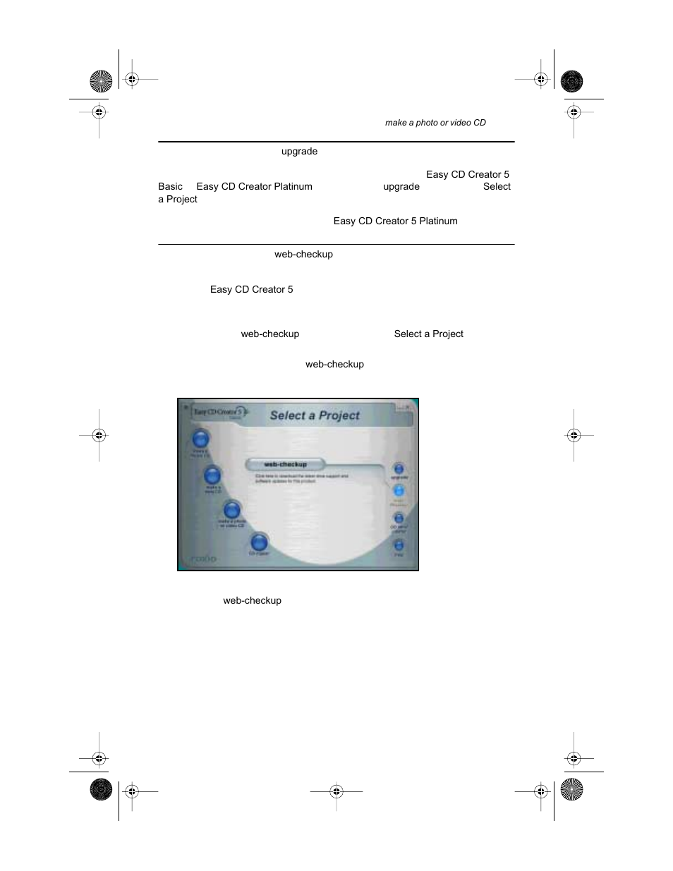 Upgrading the software (upgrade button), Updating the software (web-checkup button), Upgrading the software | Upgrade, Updating the software, Web-checkup | Teac E24E User Manual | Page 57 / 74
