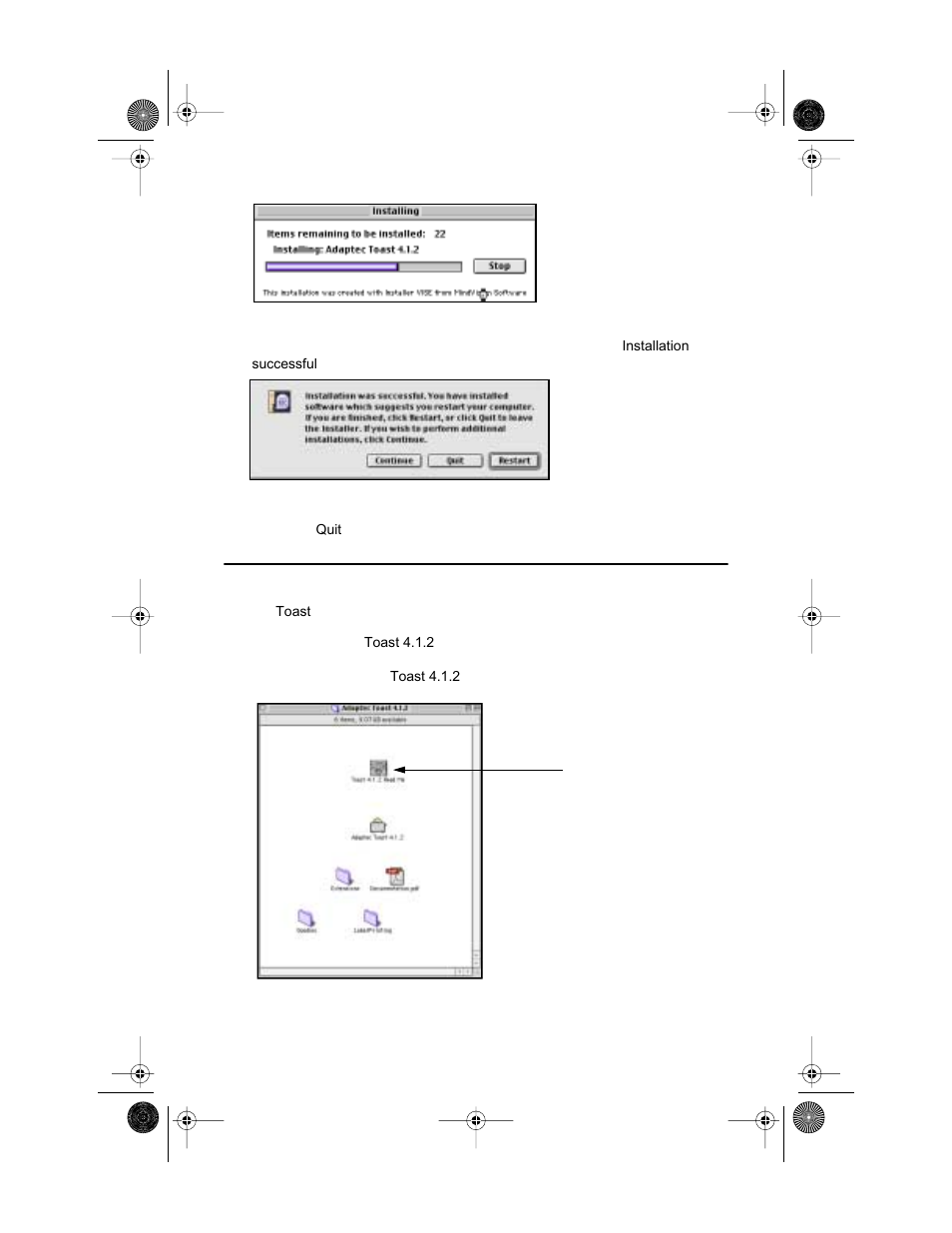 Starting toast | Teac E24E User Manual | Page 64 / 74