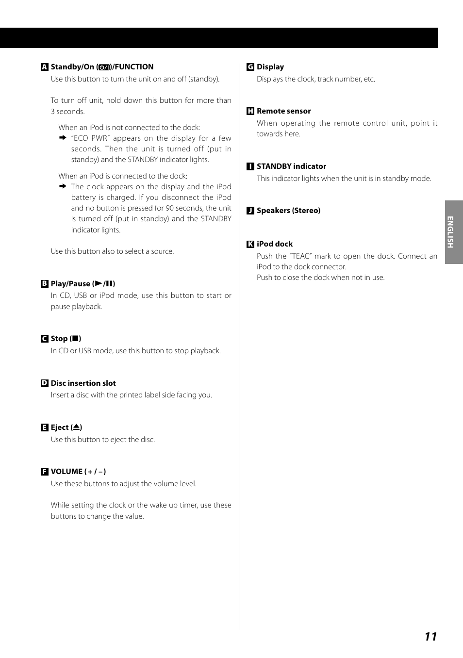 Teac SR-100I User Manual | Page 11 / 96