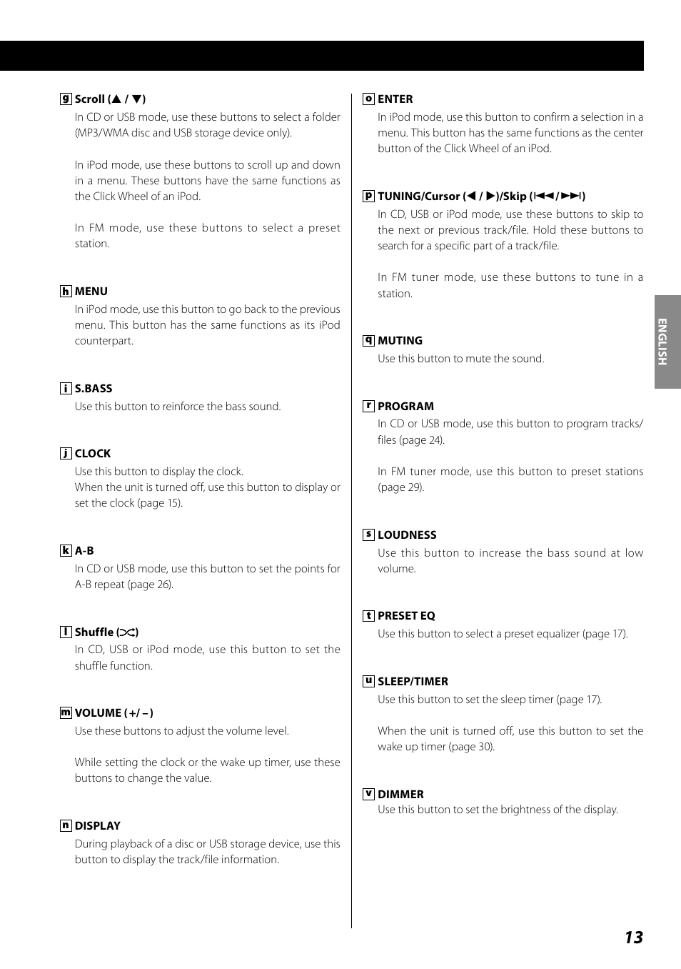 Teac SR-100I User Manual | Page 13 / 96