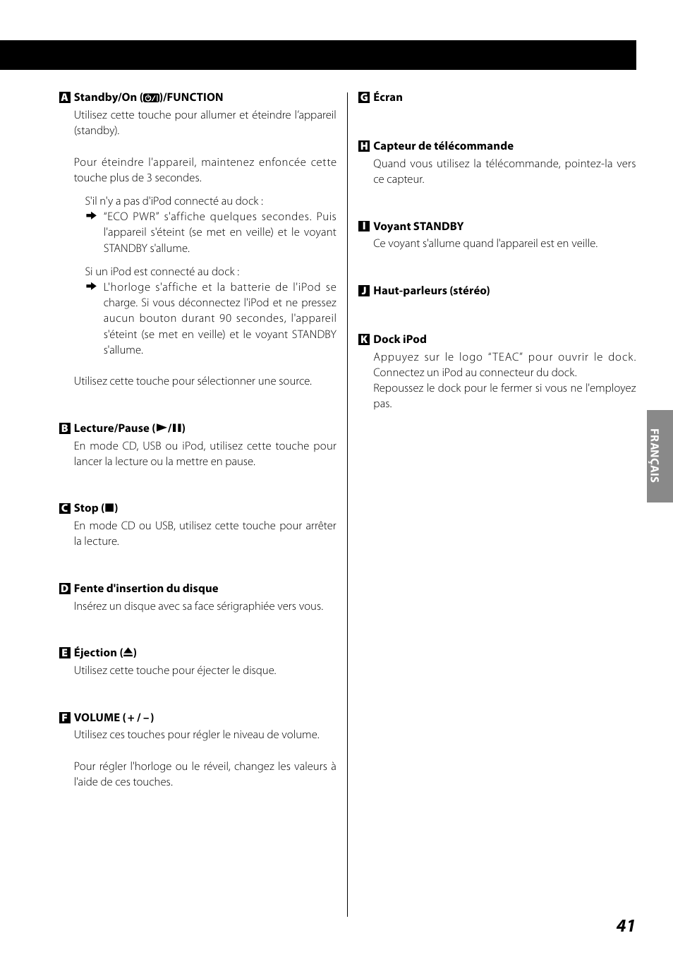 Teac SR-100I User Manual | Page 41 / 96