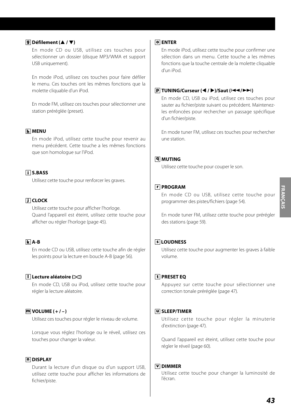 Teac SR-100I User Manual | Page 43 / 96