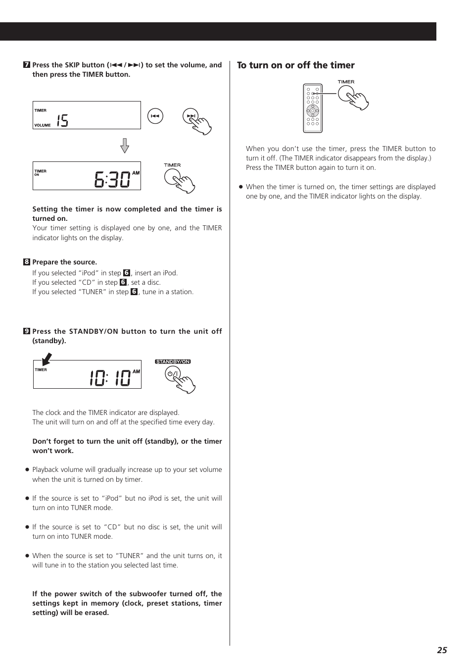 Teac CDX10I User Manual | Page 25 / 28