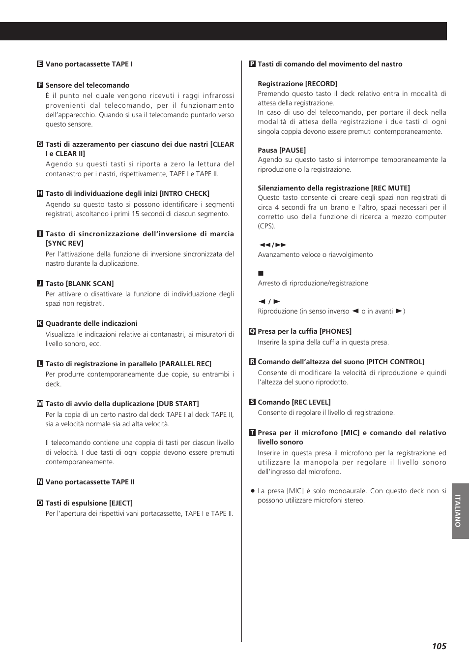 Teac W-865R User Manual | Page 105 / 148
