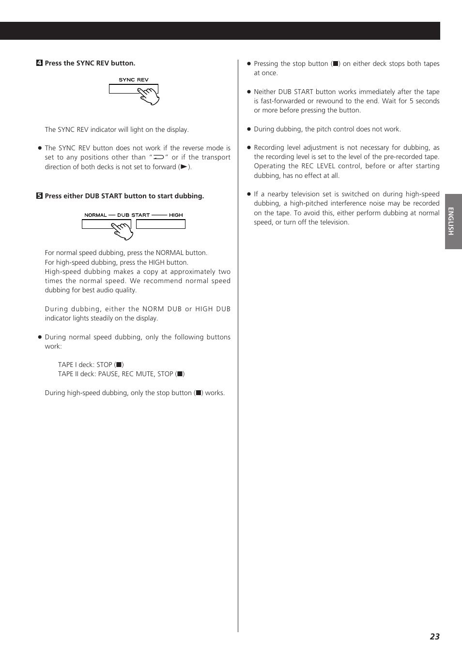 Teac W-865R User Manual | Page 23 / 148