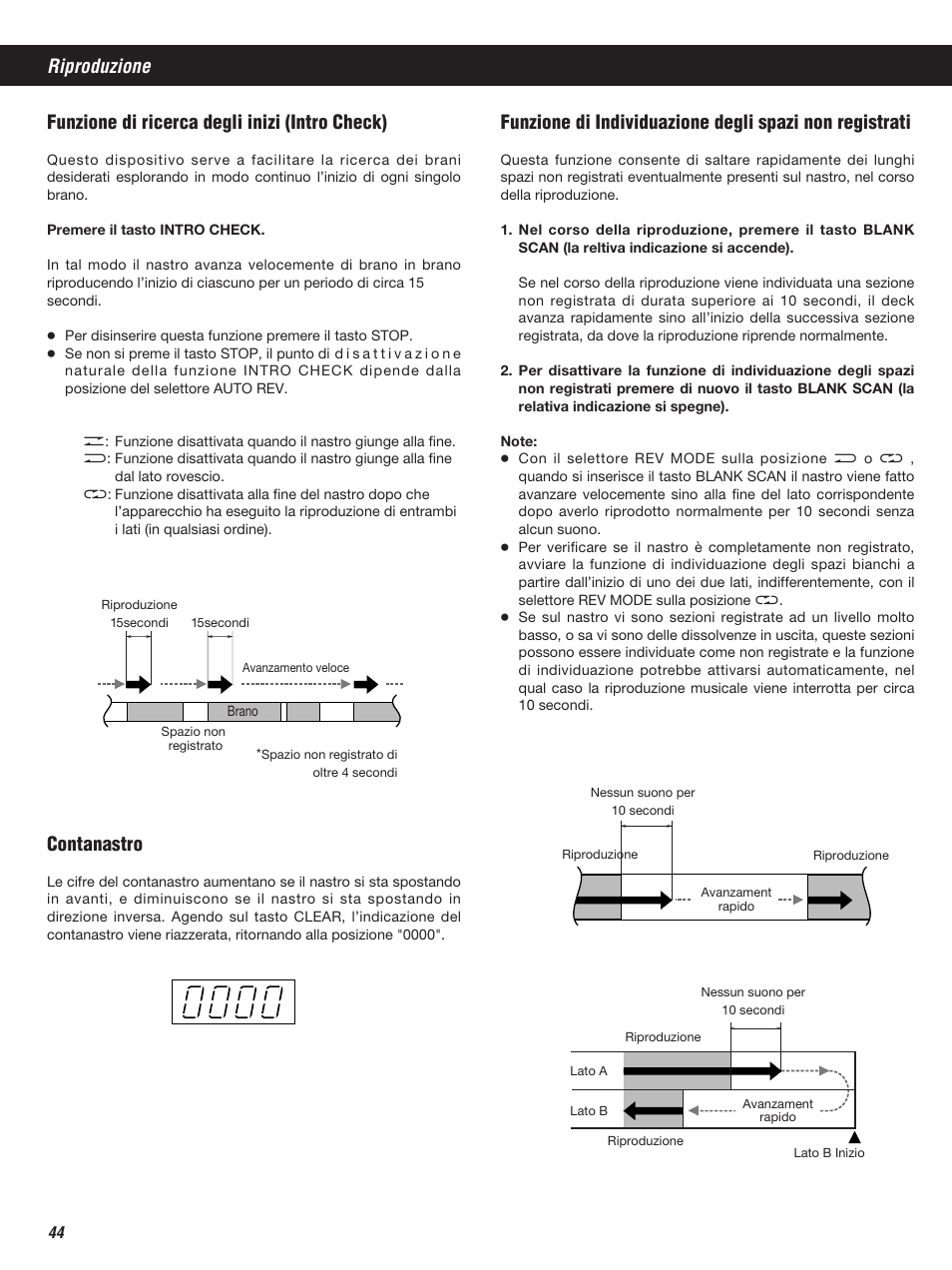 Contanastro | Teac W-860R User Manual | Page 44 / 76