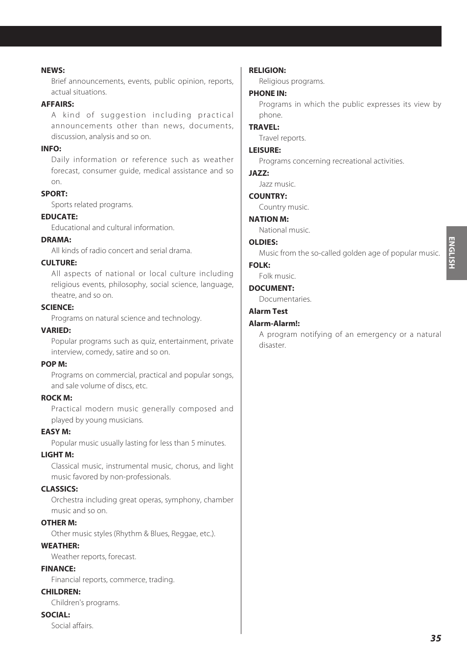 Teac CD Receiver CR-H238i User Manual | Page 35 / 118