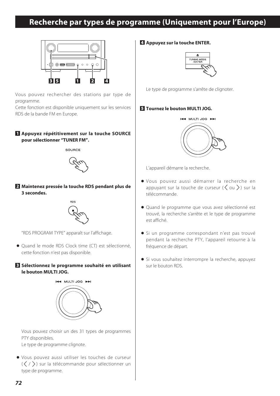 Teac CD Receiver CR-H238i User Manual | Page 72 / 118