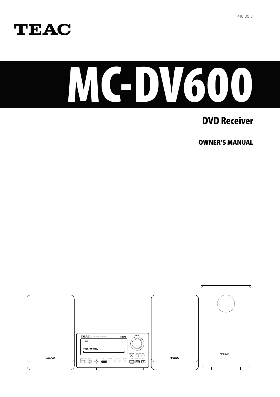 Teac MCDV600 User Manual | 48 pages