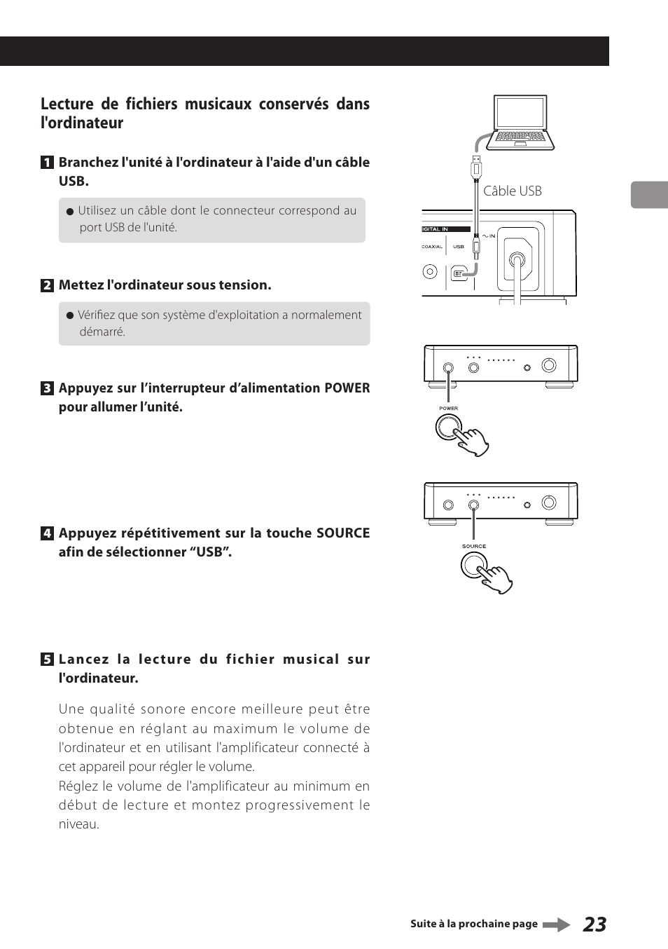 Teac USB Audio D/A Converter UD-H01 User Manual | Page 23 / 40