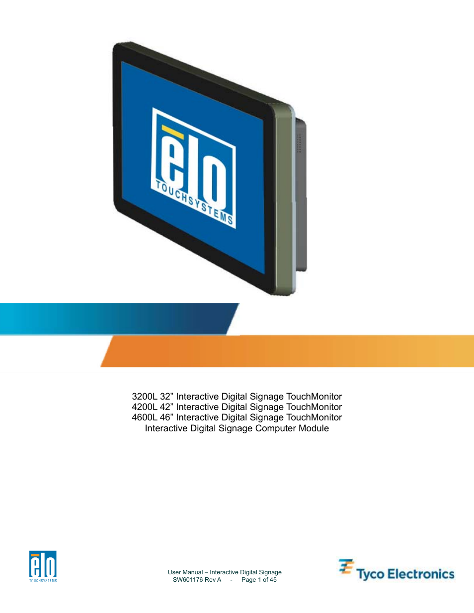 Tyco Electronics 4200L User Manual | 45 pages