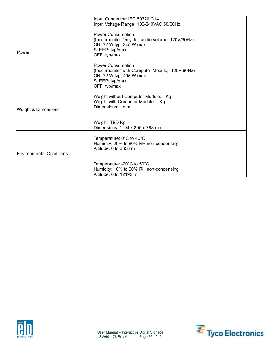 Tyco Electronics 4200L User Manual | Page 36 / 45