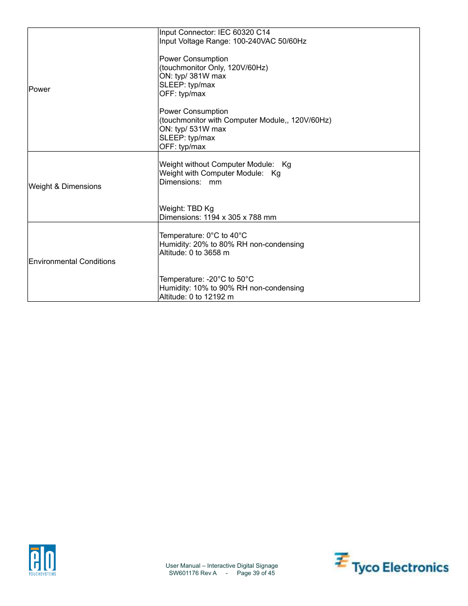 Tyco Electronics 4200L User Manual | Page 39 / 45