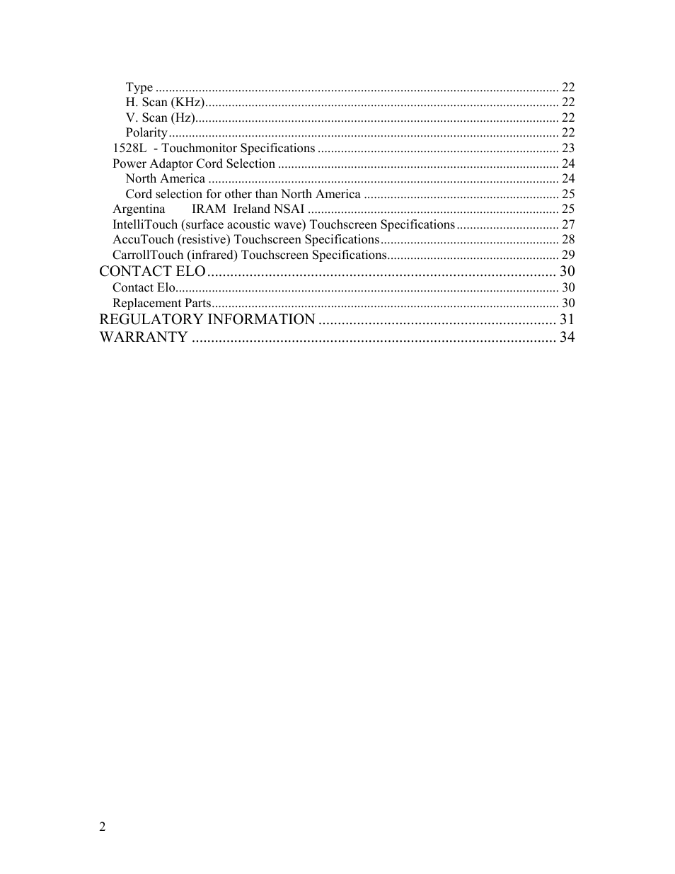 Tyco Electronics ET1528L User Manual | Page 10 / 44