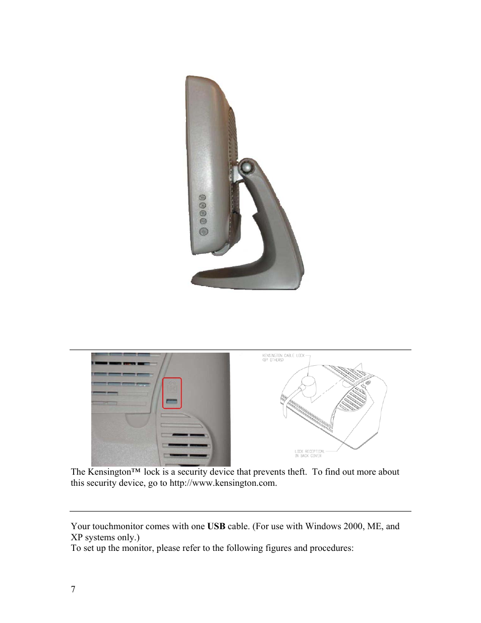 Usb interface connection | Tyco Electronics ET1528L User Manual | Page 15 / 44