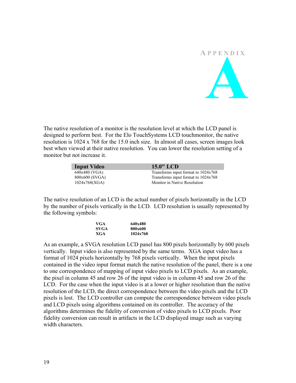 Ative, Esolution | Tyco Electronics ET1528L User Manual | Page 27 / 44