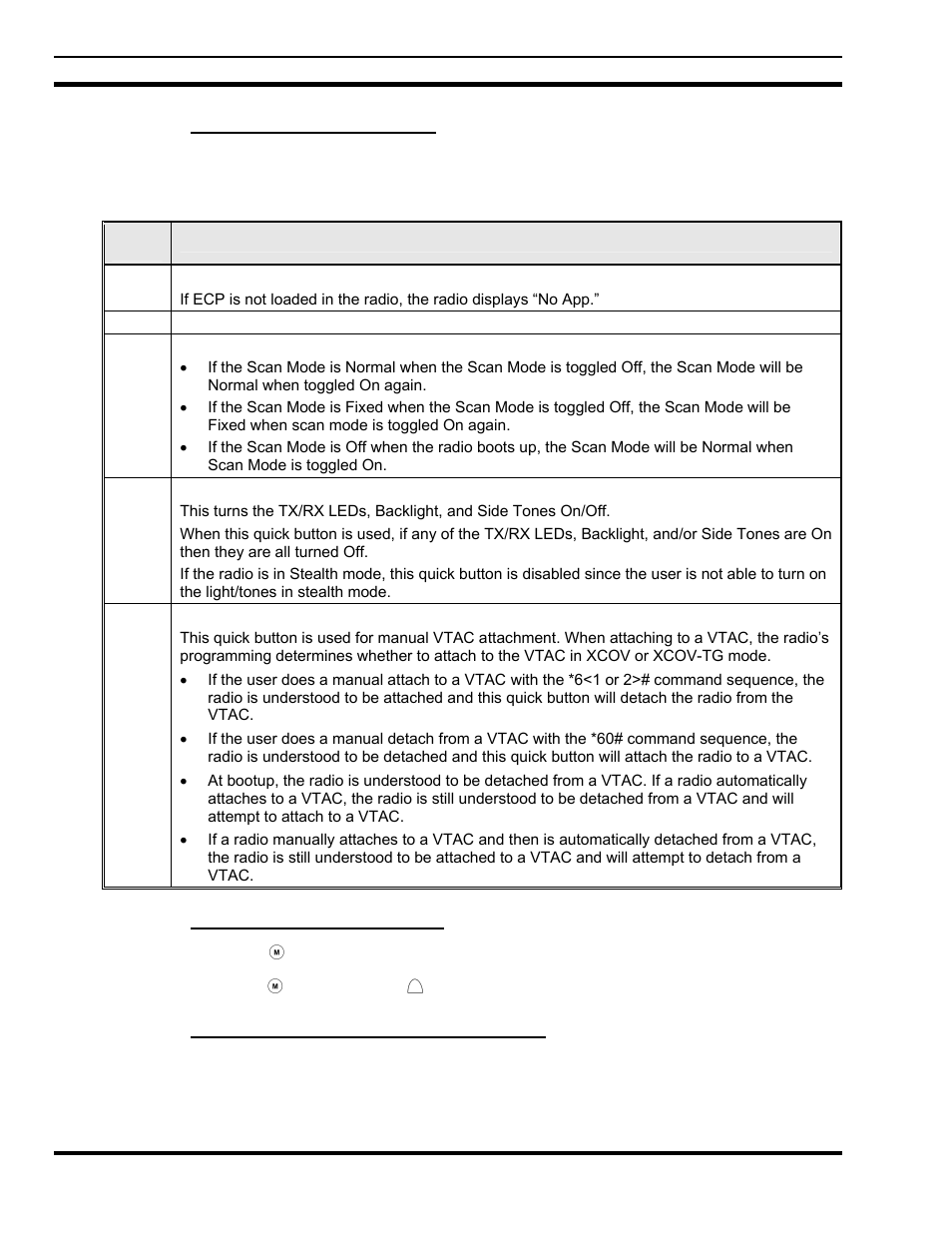 2 quick buttons (p7270 only), 3 lock/unlock the keypad, 4 dual-tone multi-frequency (p7270 only) | Tyco Electronics P5200 User Manual | Page 38 / 122