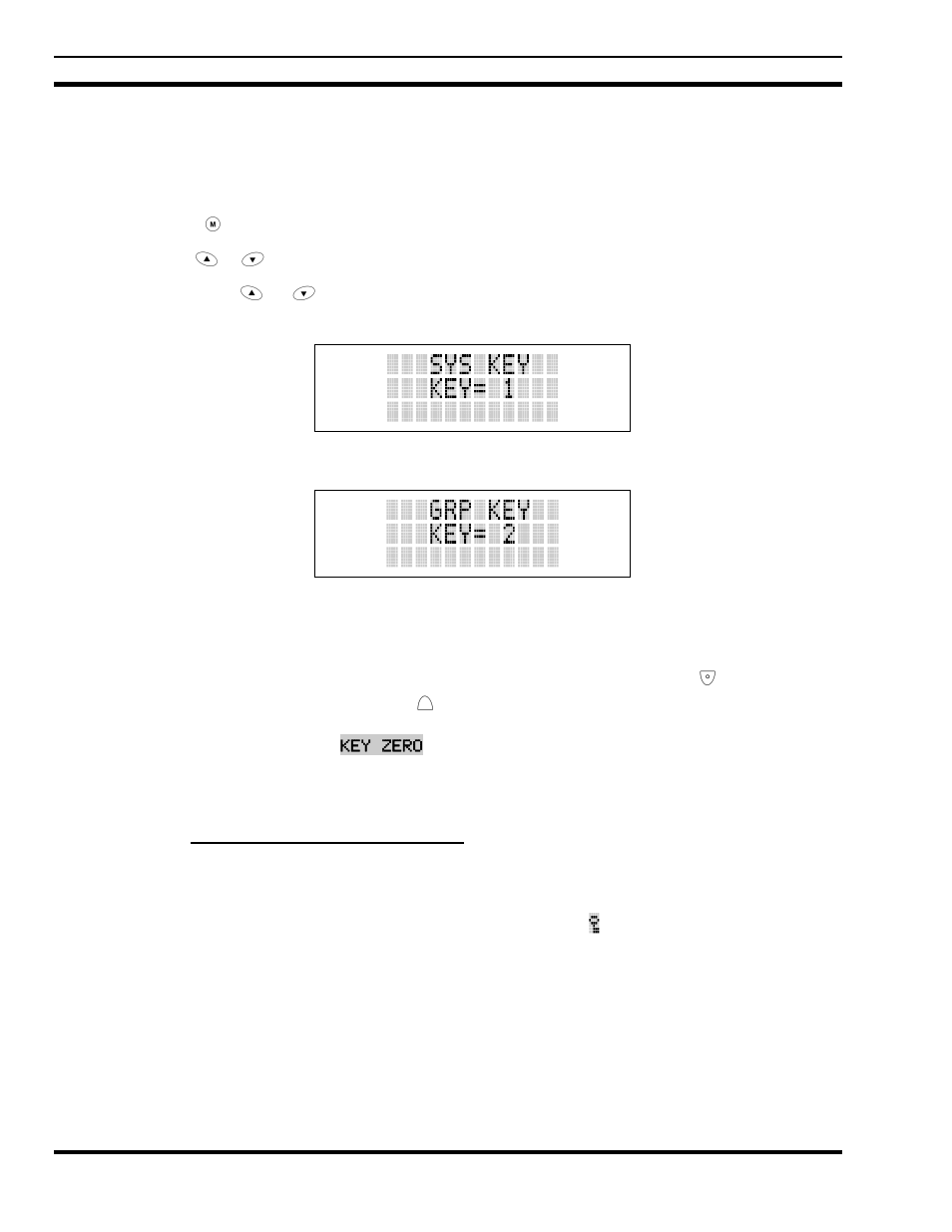 2 key zero, 4 private operation (p7200 only), 1 receive an encrypted call | Tyco Electronics P5200 User Manual | Page 72 / 122